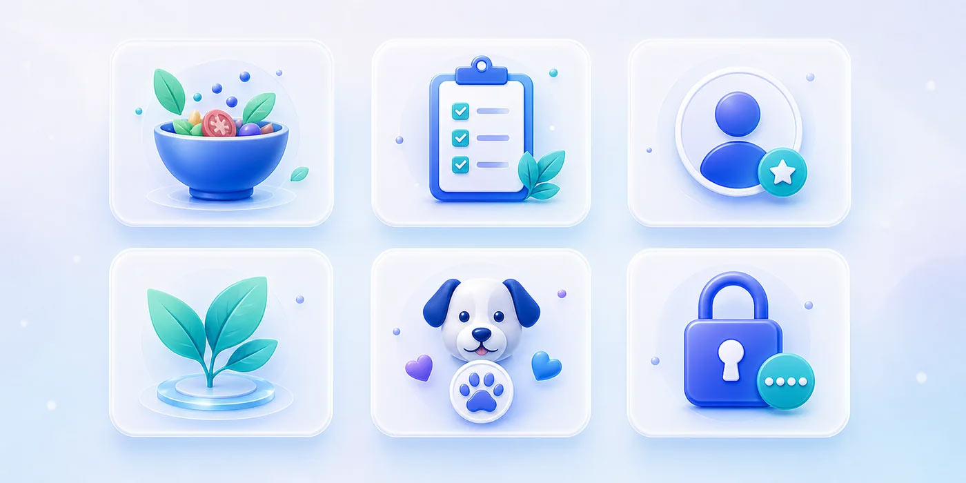 Icon grid showing JJDigit app categories